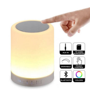 Pack x 2 Lampara Touch parlante con Bluetooth
