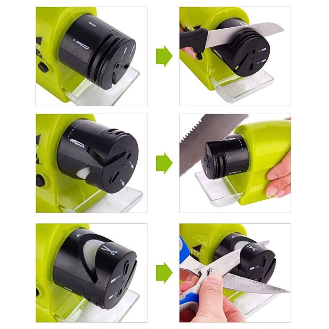 Afilador de Cuchillos Eléctrico – ¡Cuchillos siempre como nuevos en segundos!