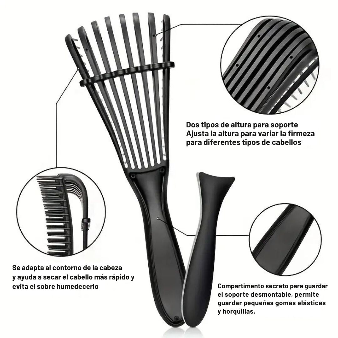 Pack de 3 Cepillos Desenredantes Antifrizz Multifunción – Suavidad, brillo y cero tirones