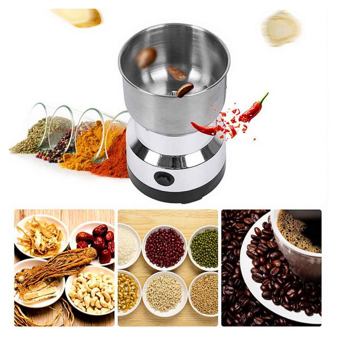 Molinillo de Acero Inoxidable – Potencia y Precisión en tu Cocina