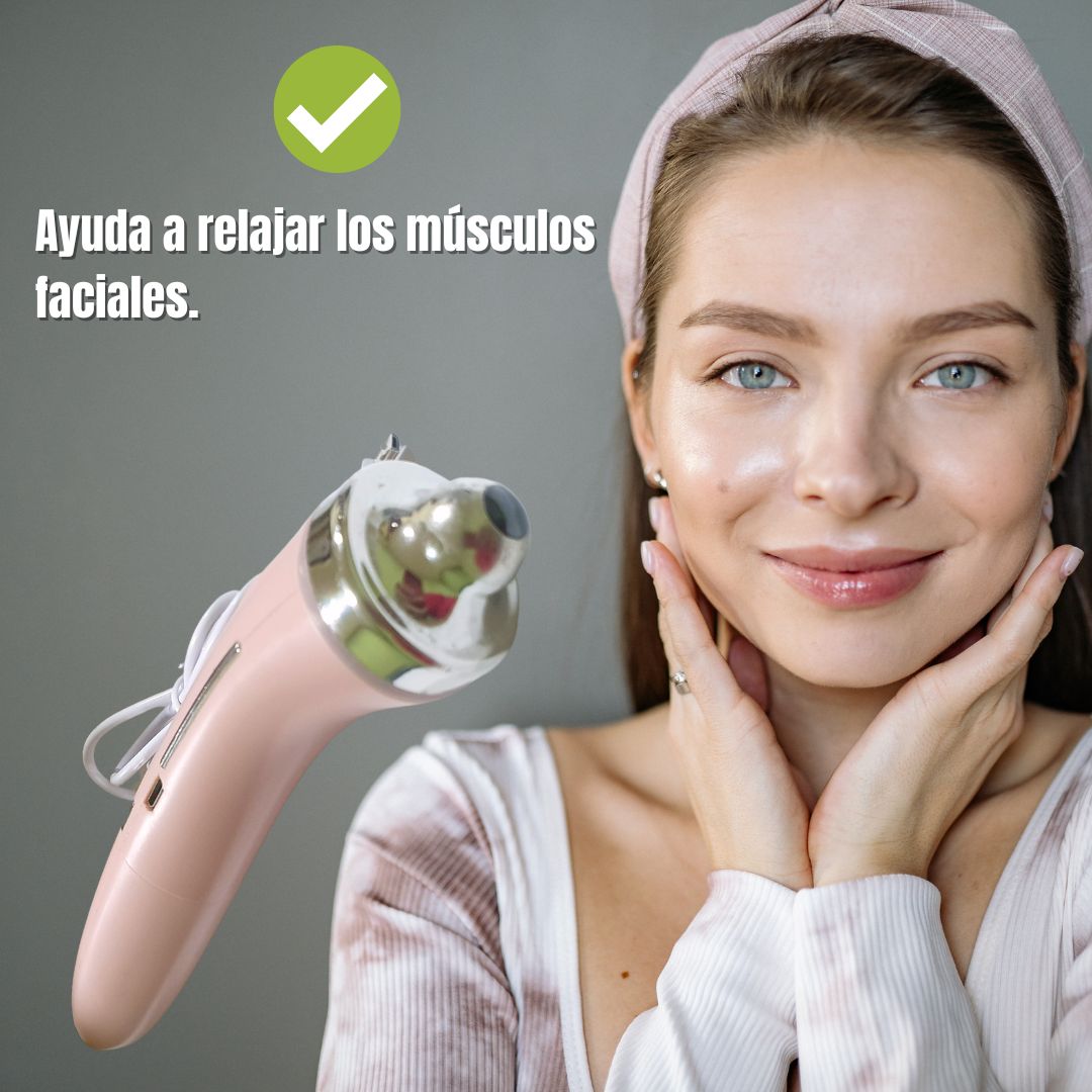 Masajeador Facial con Microcorriente y Terapia Magnética – Rejuvenece tu piel desde casa
