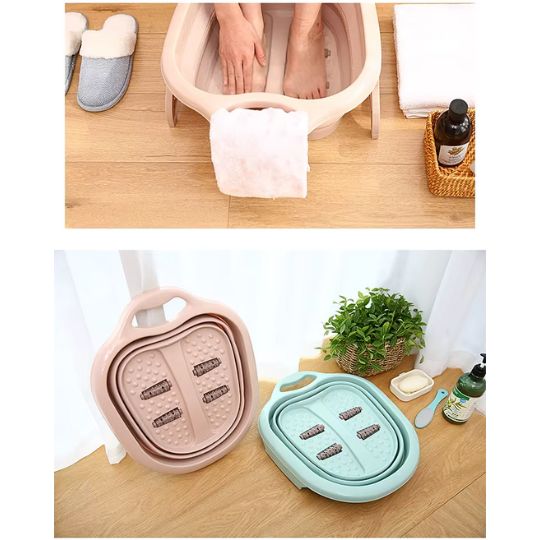 Tina de Pedicura Plegable con Masaje