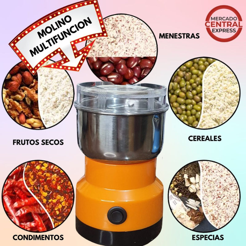 Molinillo Eléctrico para Semillas, Cereales, Frutos Secos, Menestras, –  Mercado Central Express