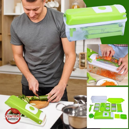 Rayador De Verduras Nicer Dicer Plus Procesador de Alimentos Multifuncional