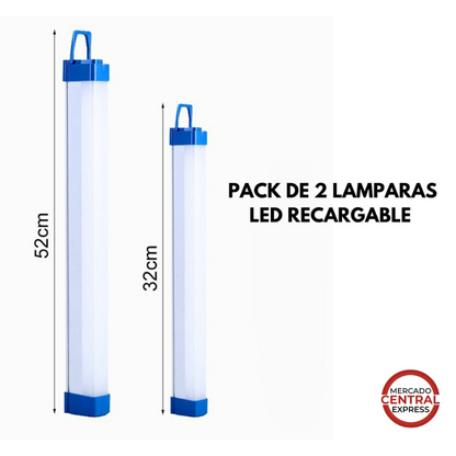 Pack 2 Lamparas Led Recargable