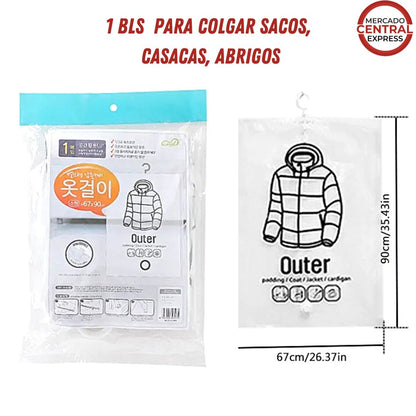 Pack de Bolsas Premiun al Vacio + Compresor Manual