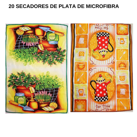 Pack x 3 Secadores Microfibra, Secadores de platos