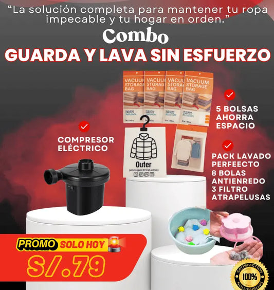 Pack de 5 Bolsas al vacio Diferente tamaño Compresor Eléctrico Gratis