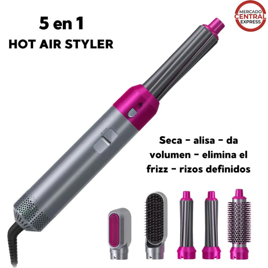 Cepillo 5 en 1 – Transforma tu cabello con calidad profesional