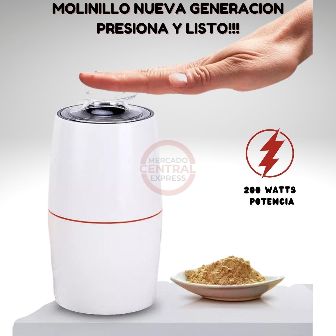 Molinillo de Nueva Generación Miman Original para Granos Secos, Cereales, Semillas y Frutos Secos