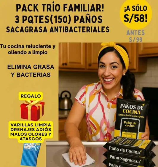 ¡Limpia tu cocina en segundos y sin esfuerzo!+ Regalo de 12 Varillas Limpiadrenajes