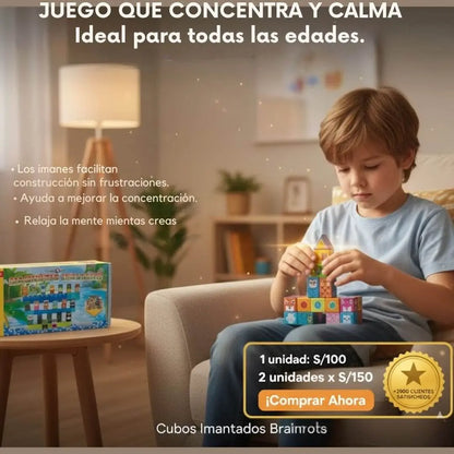 Cubos Magneticos Brainrots 100pzas