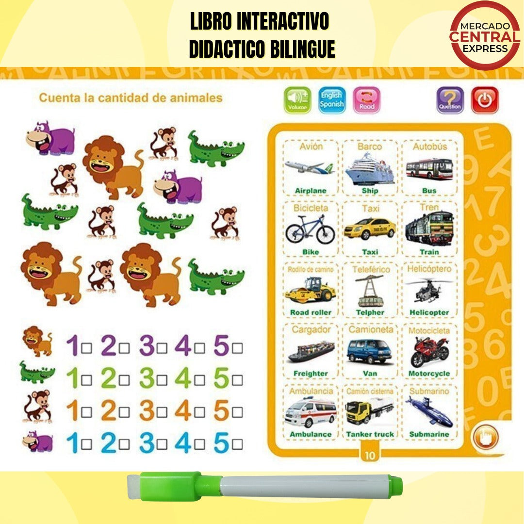 Libro Didáctico Bilingue Interactivo