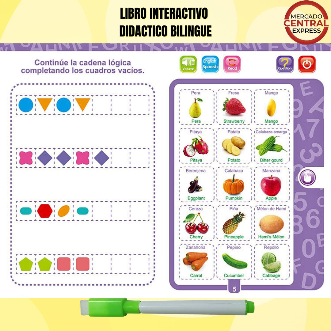 Libro Didáctico Bilingue Interactivo