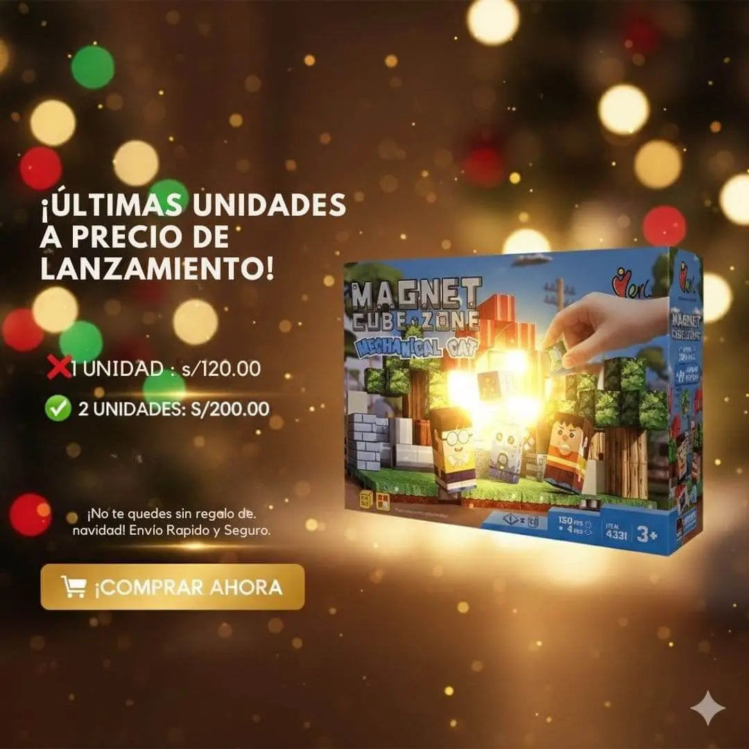 Cubo Mágnetico 150 piezas T/Minecraft